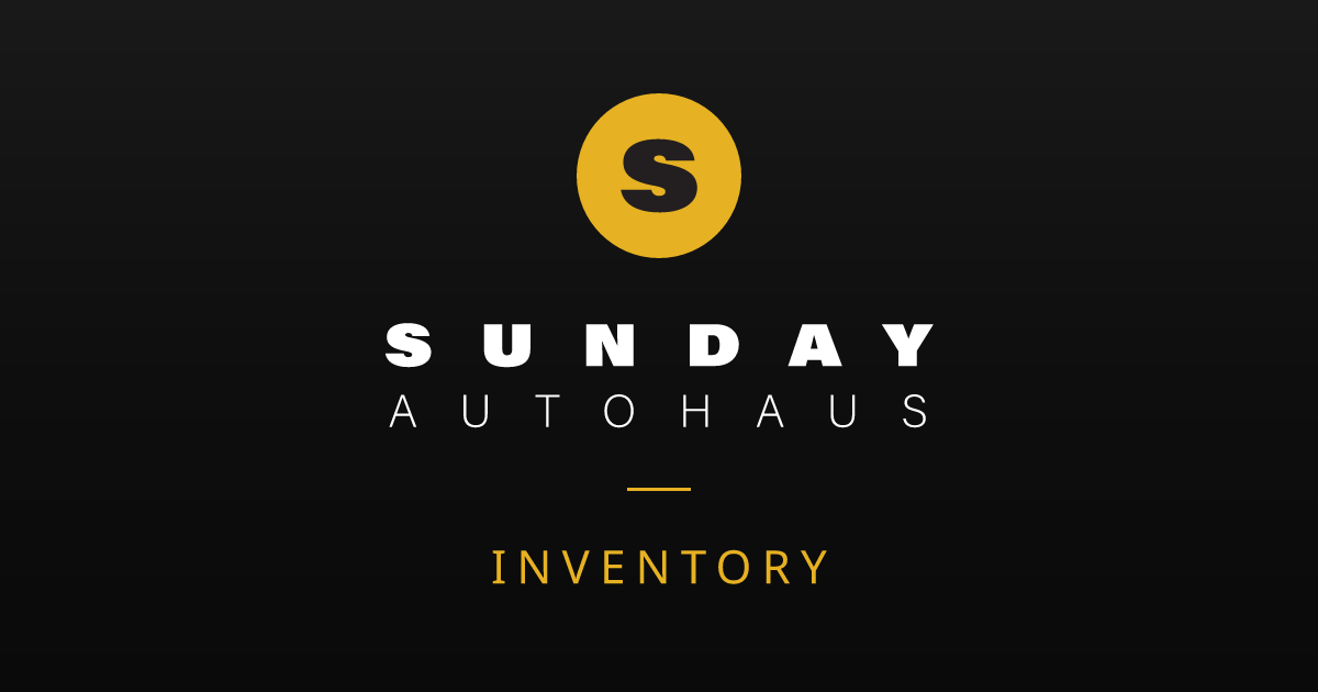 Sunday Autohaus Inventory | Curated Point Of Difference Cars