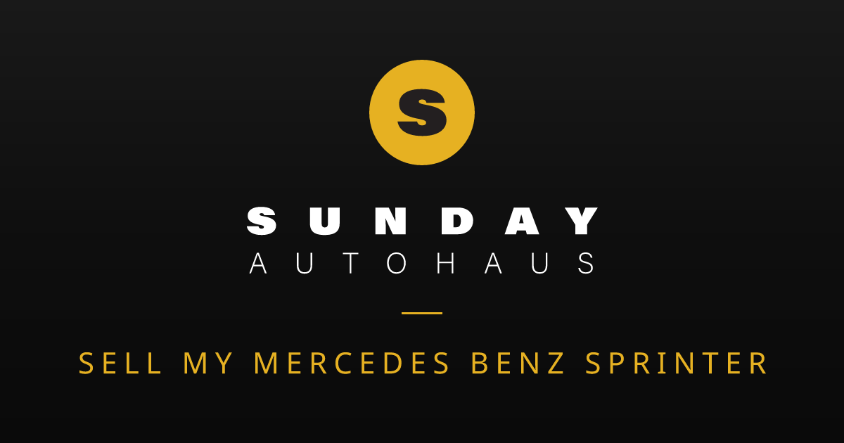 Sell My Mercedes Benz Sprinter Melbourne | Fast Offer | Sunday Autohaus