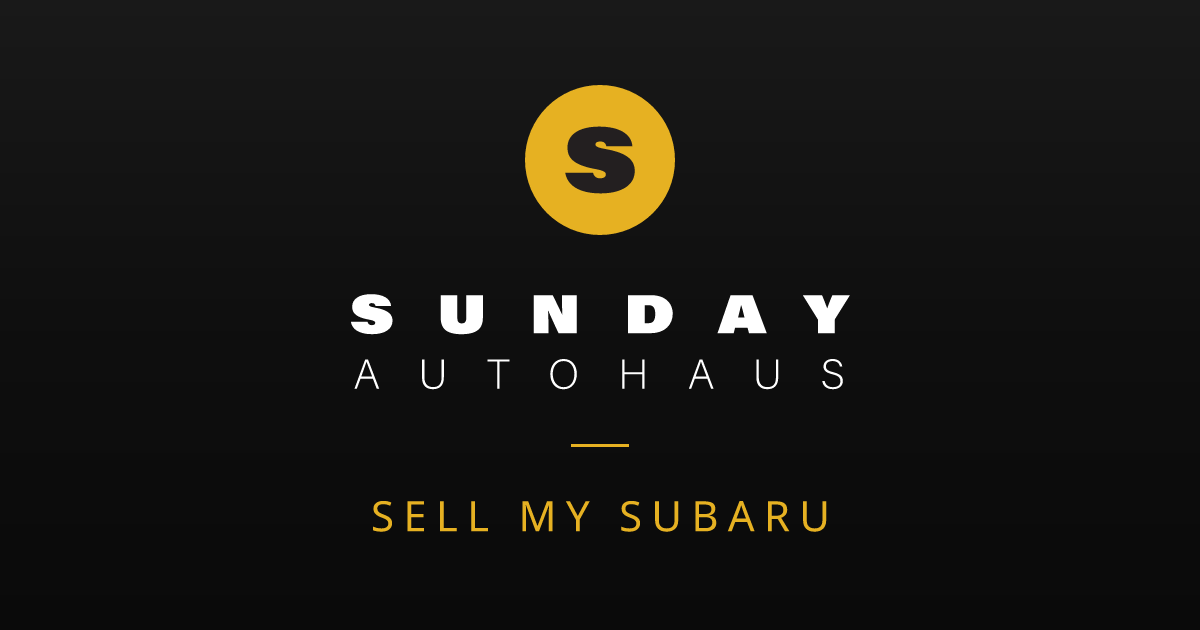 Sell My Subaru Melbourne | Fast Offer | Sunday Autohaus