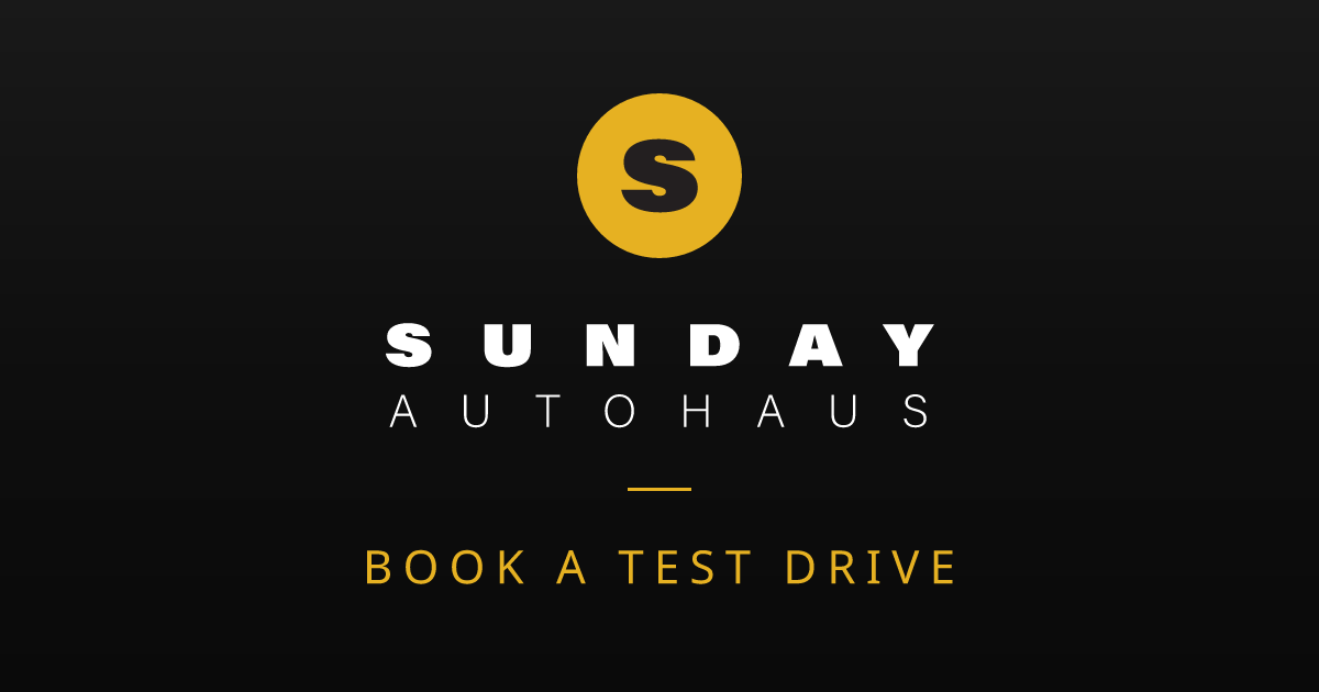 Book a Test Drive | Sunday Autohaus, Port Melbourne